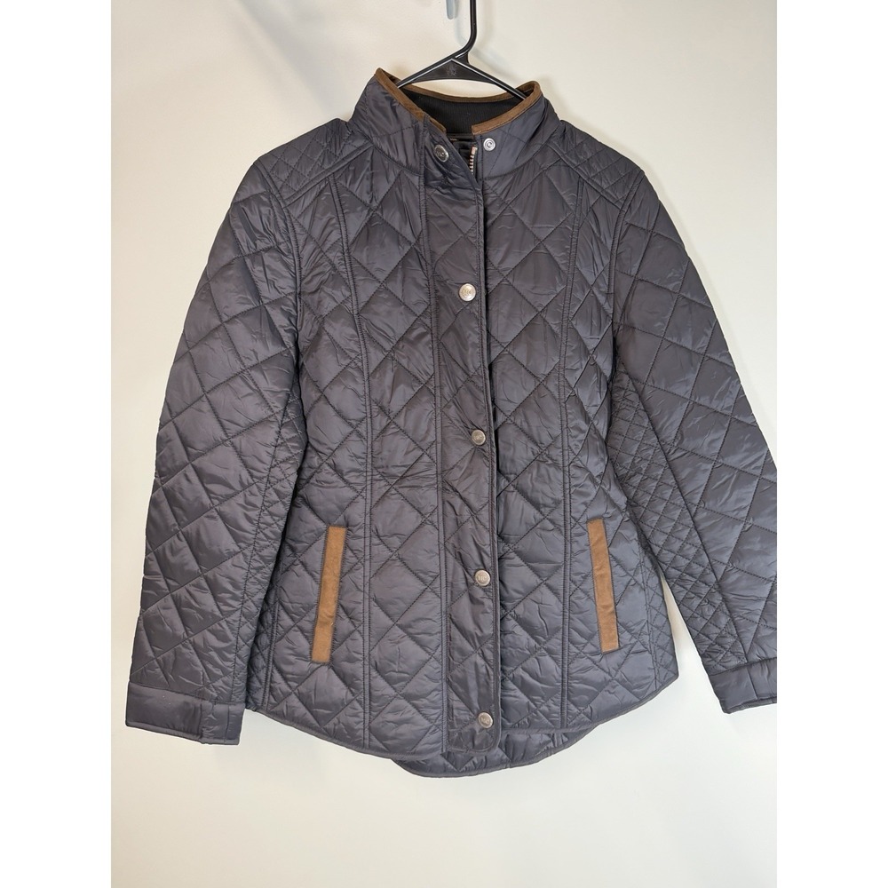 Madison‎ Creek Georgia Quilted Jacket Black Women's Medium NWT